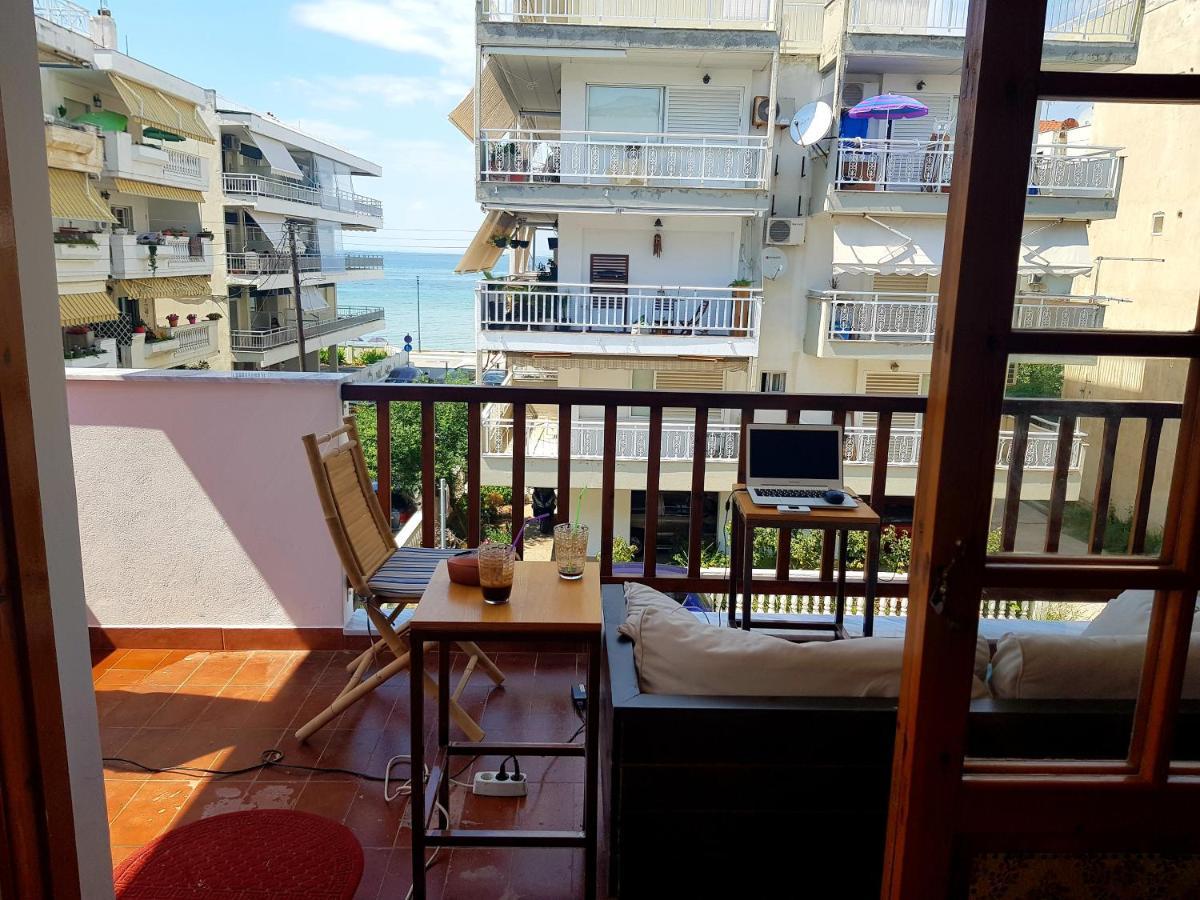 Perea Beach And Sea View Apartment Peraía Exterior foto